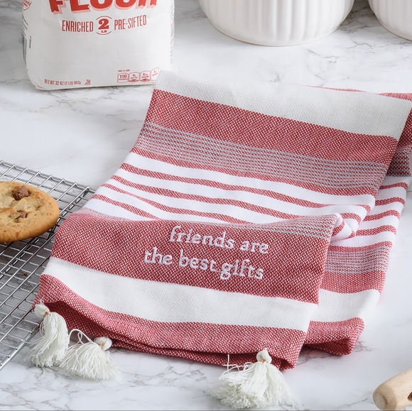 HOLIDAY Friends are the Best Gifts Kitchen Towel - Picture 2 of 6